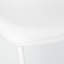 Chaise de bureau Hansel en polyuréthane / métal blanc, H 39,63 po x l 17,85 po x P 21,80 po-1165153617