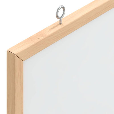 Vidaxl Magnetic Whiteboard With Solid Pine Wood Frame