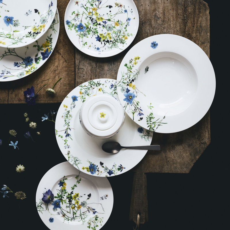 Brillance Fleurs Des Alpes Bone China Saucer