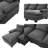 CloudHaven 110" U-Shaped Cloud Sectional Sofa Chenille Modular Couch with Double Chaise and Memory Foam, 4-Seat Sleeper Sofa for Living Room & Apartments-1636792353