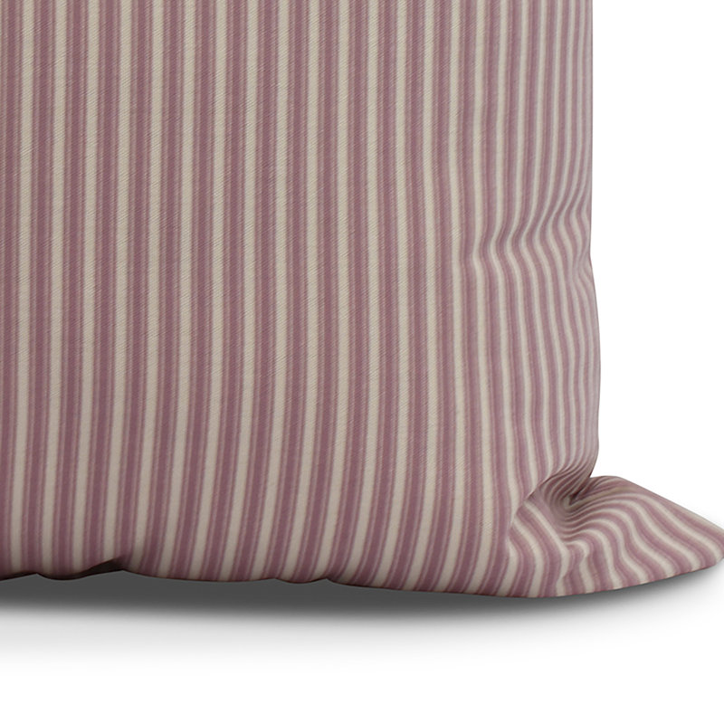 Farmers Market Striped Reversible Throw Pillow, Purple, 20" x 20"
