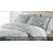 Southshore Fine Linens Infinite Blossom Reversible Comforter Set in Steel Blue, Double-Brushed Microfiber Bedding with Floral Print and Down-Alternative Fill, 1 Comforter and 2 King Pillow Shams, King / California King-1074330926