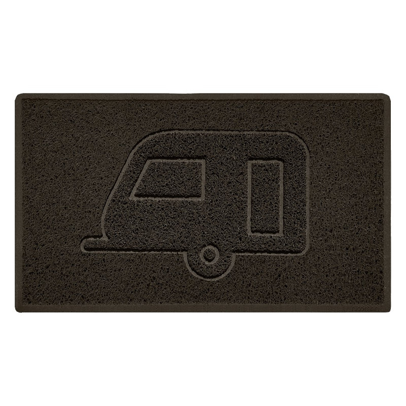 Non-Slip Indoor / Outdoor Doormat, Brown, 45cm W x 75cm L