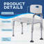 Brookport 79cm Plastic Shower Bench