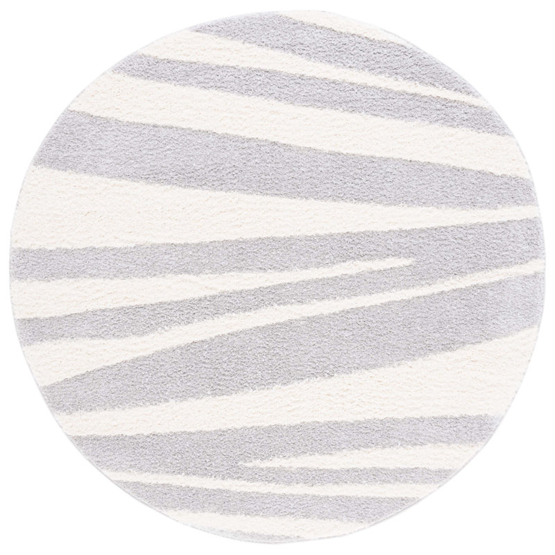 Tapis abstrait Cohron Performance, Rond 6 pi 7 po