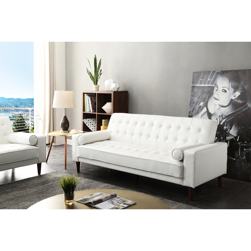 Lit blanc G847a-s, espace de détente rempli de mousse, fabriqué en polyuréthane, 85 po Profondeur, 34 largeurs, 30 zones de tranquillité, rembourré, 86,1 33,68 30,05