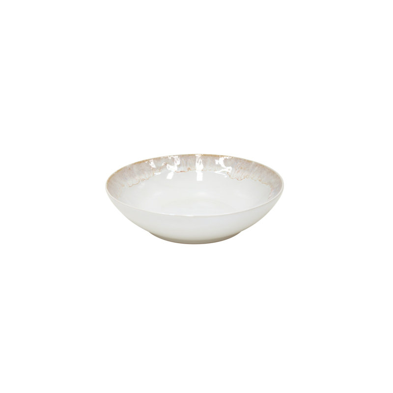 Taormina Fine Stoneware Pasta Bowl, White