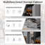 Grey 24-Inch Bathroom Vanity Combo With Soft-Close Doors And Drawer-334244187-334244161
