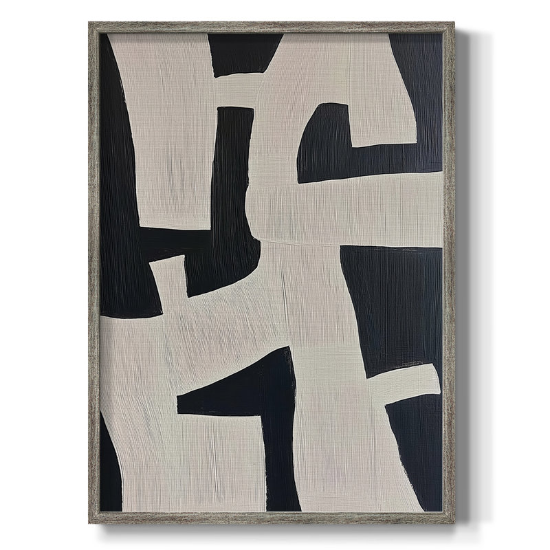 ABSTRACT Series DC Framed Print - Solid Wood, 11" H x 9" W
