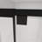 Semi-Frameless Pivot Hinged Glass Shower Door 44-48 In. W X 72 In. H,1/4" (6Mm) Tempered Glass, Matte Black Finish, Reversible Glass Shower Door