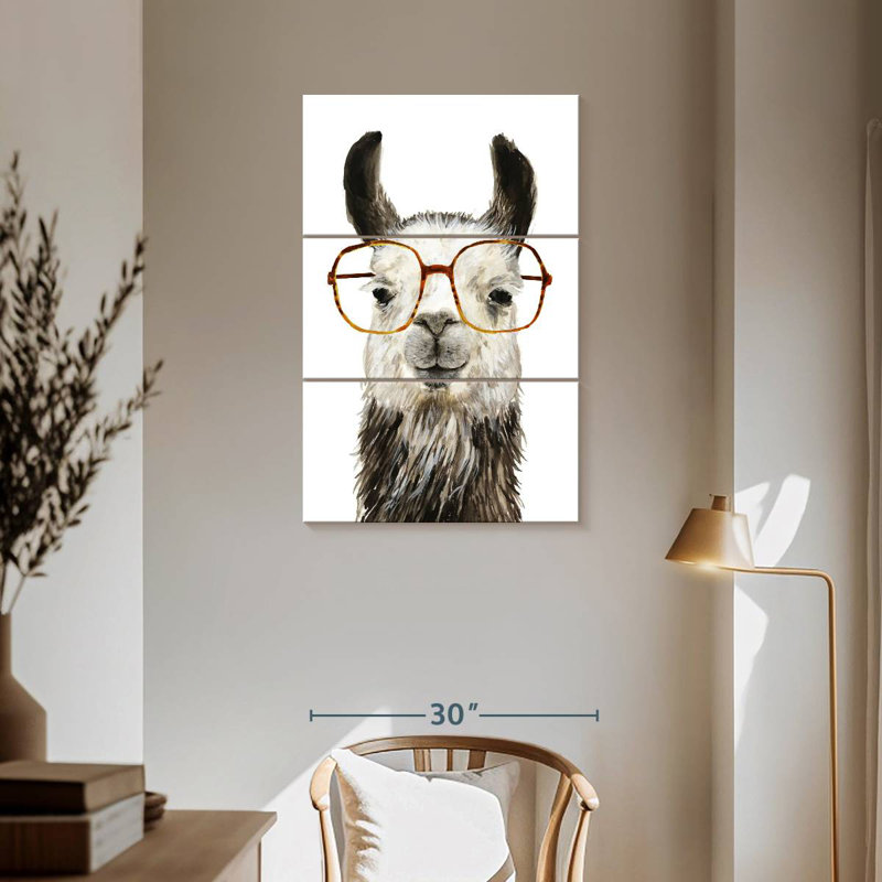 Brampt Hip Llama III, 57" H x 36" W