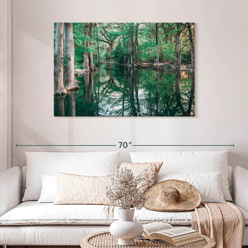 Blue Hole Park Trees, 30" H x 45" W