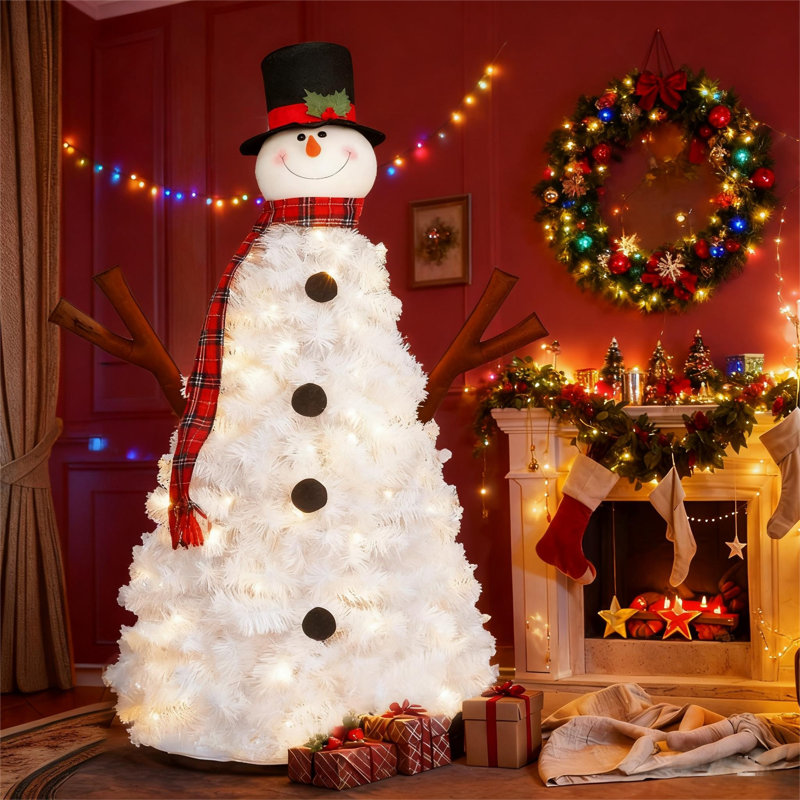 Arbre de Noël illuminé 4 pi avec 100 lumières