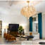 Light Iron Round Petra Bel Air Chandelier-91424785-91424786-91424787