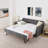 Twin Size Upholstery DayBed with Twin Size Pop-up Trundle and USB Charging Design-129700426