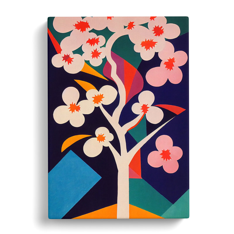 Cherry Blossom Tree - Wrapped Canvas, 50cm H x 35cm W x 3cm D