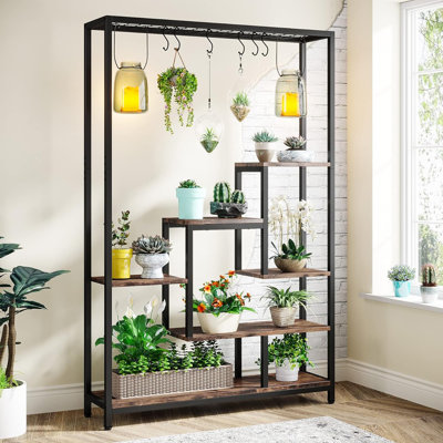 Rectangular Multi-Tiered Plant Stand