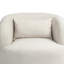 Upholstered Sherpa Swivel Barrel Chair-349863370