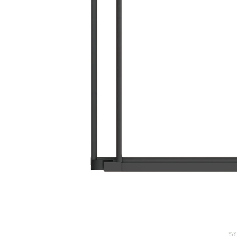 Porte de douche coulissante sans cadre l 60 po x H 76 po en verre transparent mat