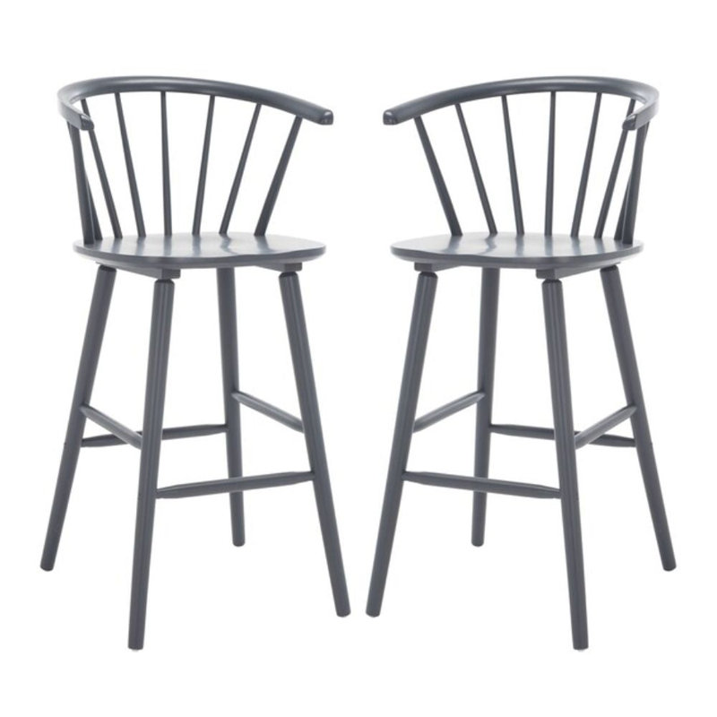 Tabouret 29 po Blanchard, gris