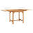 Partida 4 - Person Teak Wood Patio Dining Set with Extendable Rectangular Table