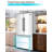 BLACK+DECKER 18 Cu. Ft. French Door Refrigerator with Built-in Ice Maker, Full Size Refrigerator with Bottom Mount Freezer Drawer, Frost Free, ENERGY STAR certified, BRF1800GIMW, White-123767416