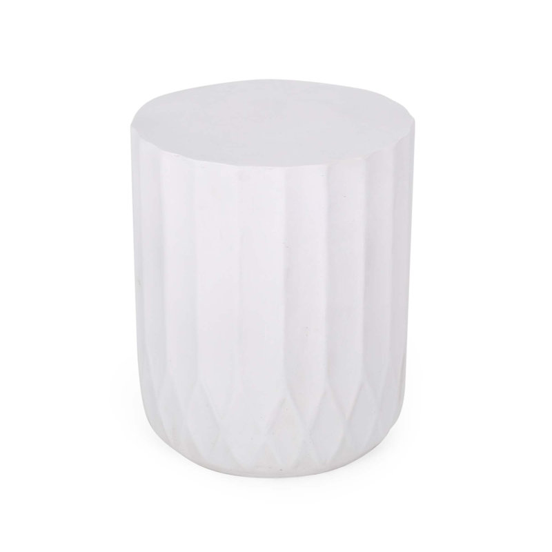 Creative Lightweight Concrete Side Table, Unique Texture For Various Decor Styles