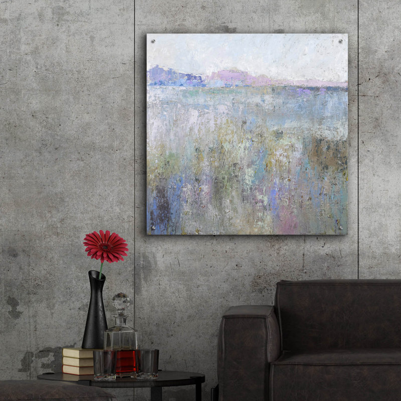"Paysage Treize" par Jane Schmidt, H 36 po x l 36 po x P 0,2 po