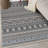 Ragin Geometric Cream/Gray/Blue Area Rug-739712676