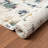 Abstract Ivory/Blue/Gray High-Low Area Rug-608706960