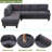 2-Piece Breathable Fluffy Fabric Sectional Sofa-187952246
