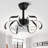 19 in. Dimmable Ceiling Fan with LED Lights and Remote