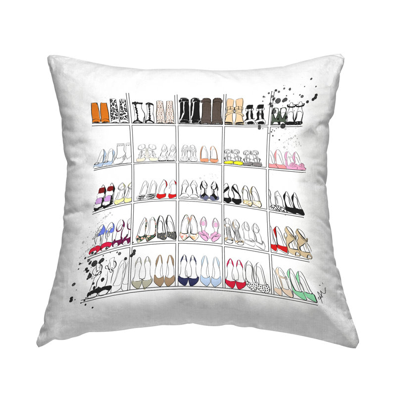 Coussin Stupell Industries Glam Fashion