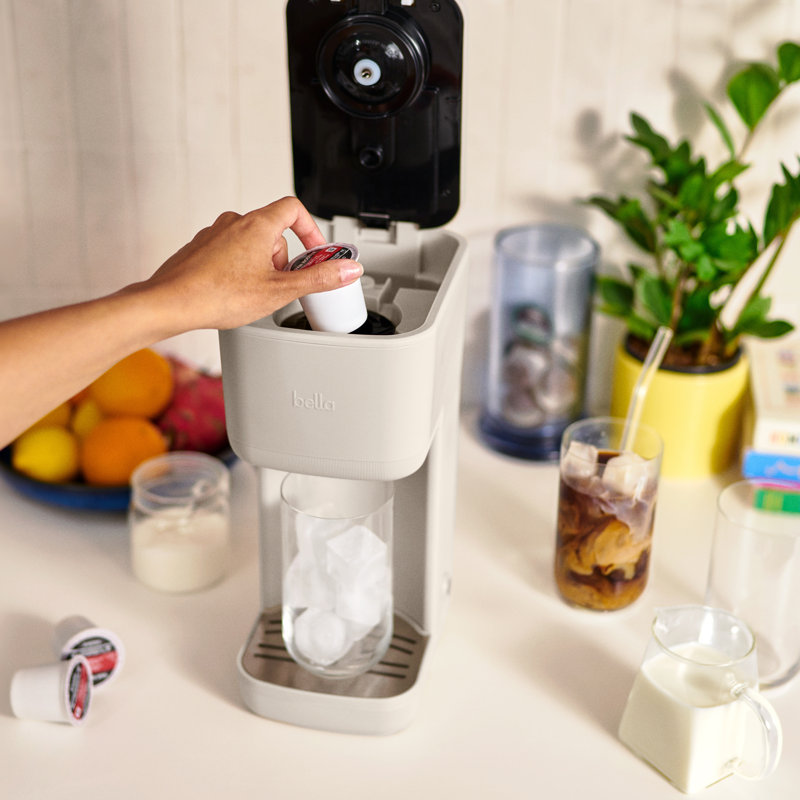 Bella Single-Serve Coffee Maker, Oatmilk