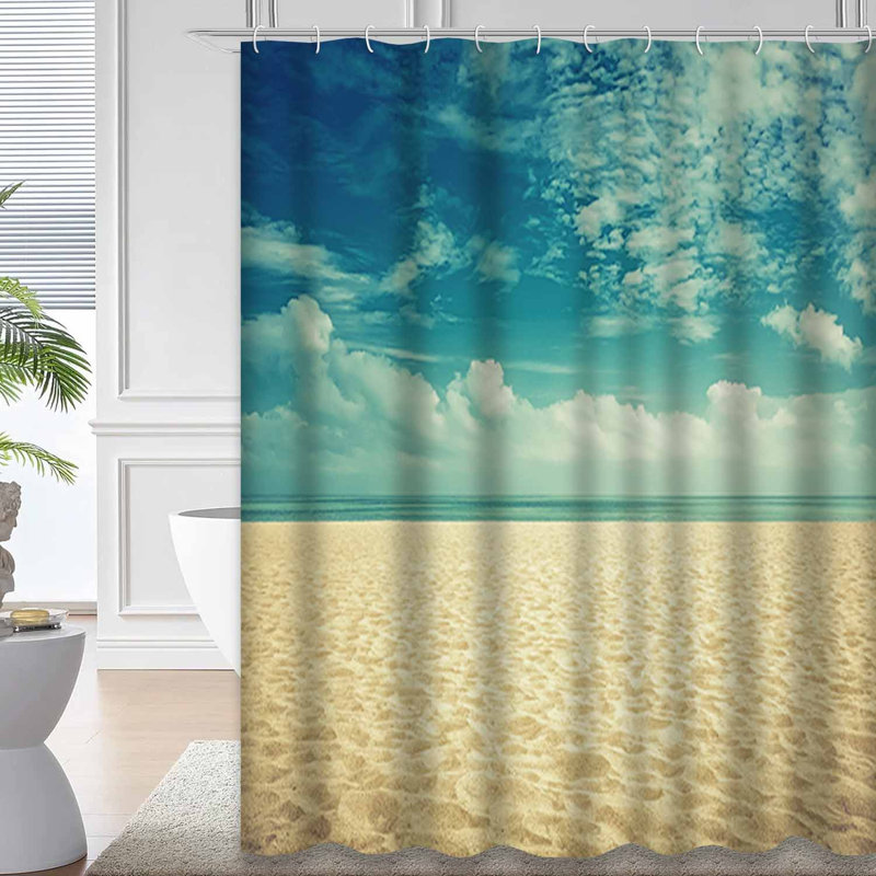 Sunshine Sunny Beach, look rétro, sable, belle côte de la côte avec 12 crochets, L 72 po x l 72 po