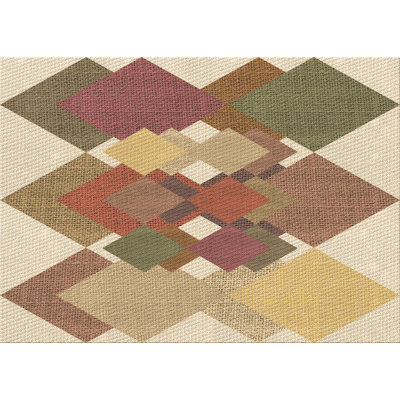 Chenille Geometric Indoor Rug