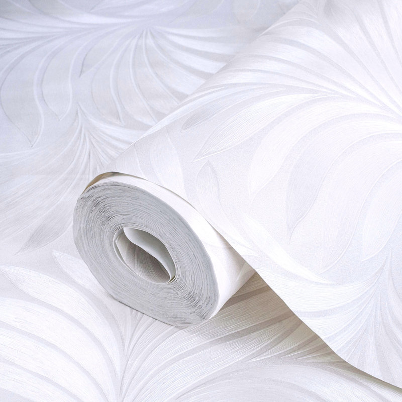Rouleau de fleurs Fabrianne, Blanc