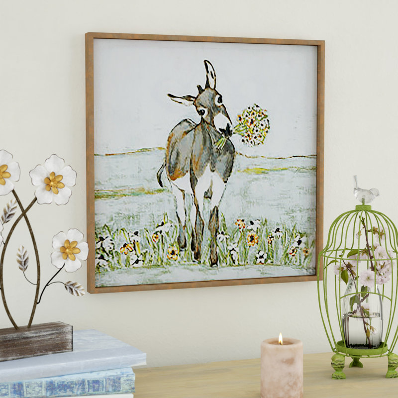 « donkey », art encadré