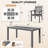 All Weather Outdoor Table and Chairs 7 Pieces Patio Dining Sets Outside Furniture With Umbrella Hole& Aluminum Frame HIPS Modern Patio Dining Set for 6 Person for Outside Backyard/Porch/Deck, 1-Tables 6-Chairs-124652785