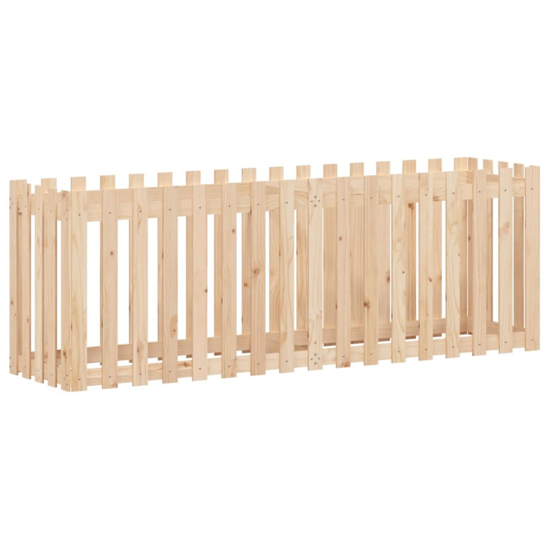 Washtenaw Wood Raised Garden Bed, Brown, 27.5" H x 78.7" W x 19.7" D