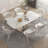 Simple Rectangular Rock Slab Dining Table Sets-102487222