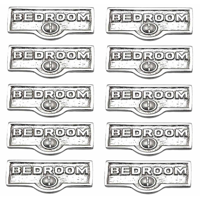 Switch Tags Bedroom Name Signs 1-Gang Rocker Wall Plate