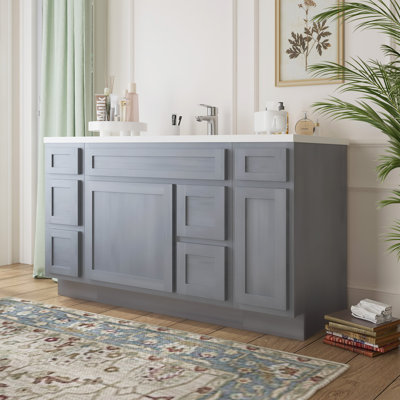 Base de meuble-lavabo simple 60 po seulement