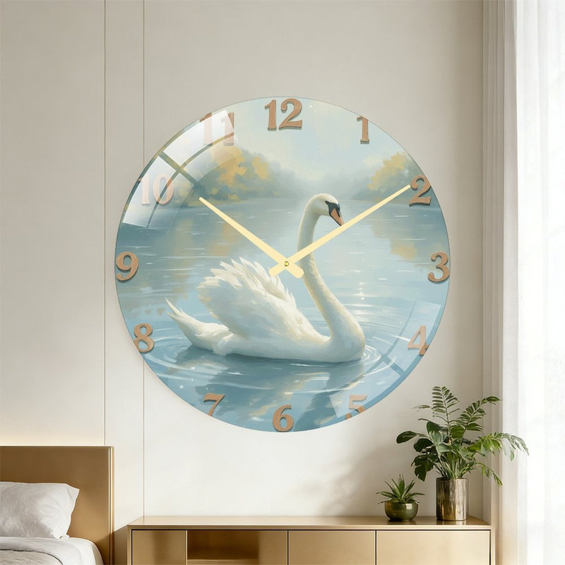 Horloge murale Swan