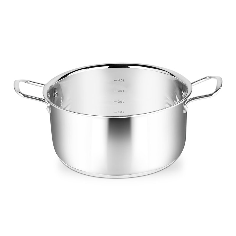 Stainless Steel Stock Pot with Lid, 5 L