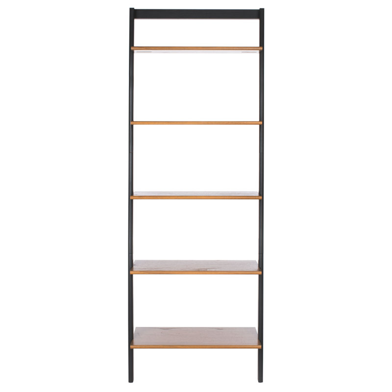 Bibliothèque Joe, H 76 po x l 28 po x P 14 po, Naturel / gris anthracite