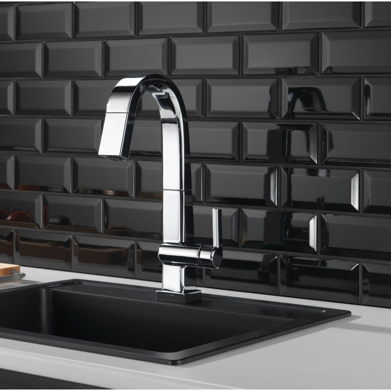 Pivotal Single Handle Pull Down Touch Bar Faucet, Chrome