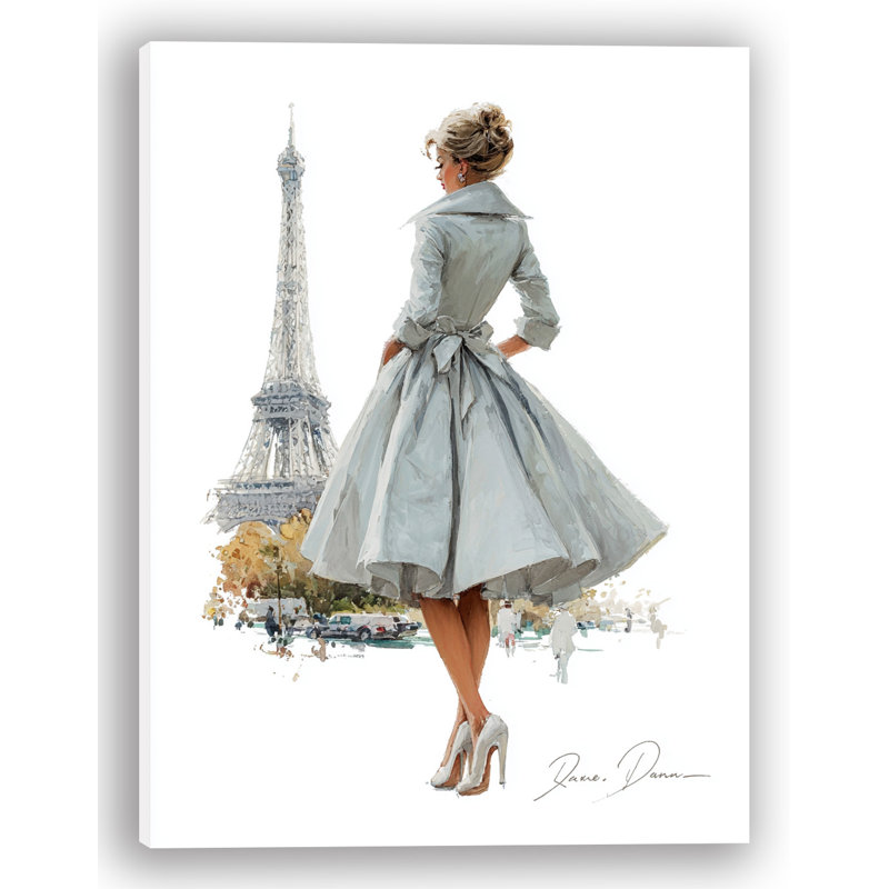 Art mural sur toile Parisian Elegance II