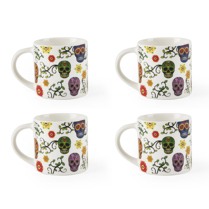 Calavera Porcelain Espresso Cup