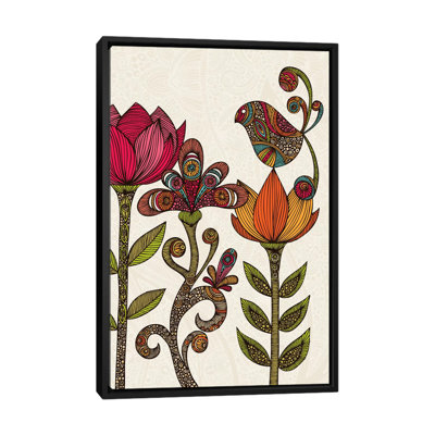 Dans le jardin, impression sur toile tendue